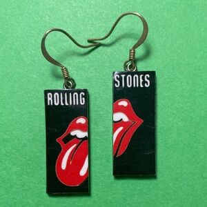 Rolling Stones earrings